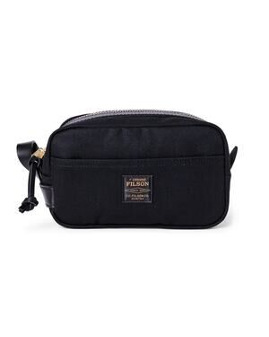 Filson Black Rugged Twill Dopp Kitt - New